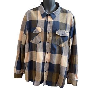 Pure Lure Men’s Plaid Button Up Shirt Size XXXL 3XL